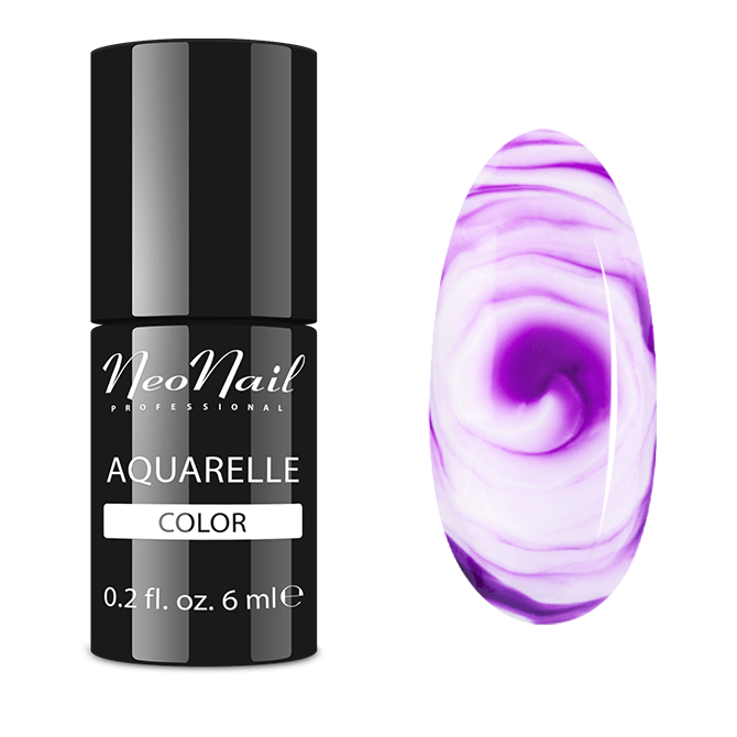 Lakier hybrydowy NeoNail Purple Aquarelle 6 ml